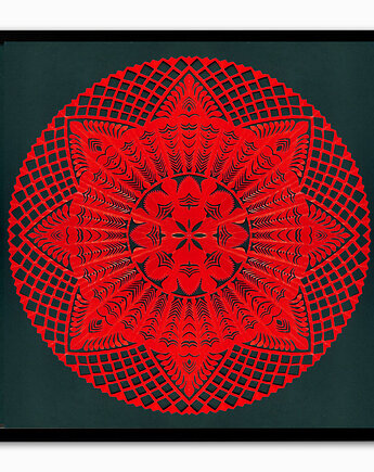 RED Kurpie dreams (art-cut-out), na ludowo