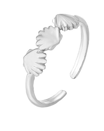 Srebrny pierścionek z muszelkami, SOTHO