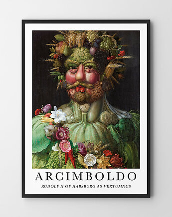 Plakat Arcimboldo WARZYWA owoce sztuka, HOG STUDIO