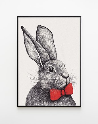 Plakat Dostojny królik, Marta Tęcza