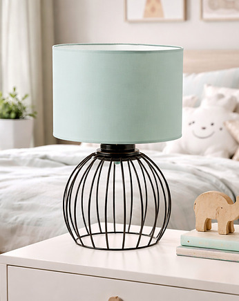 Mała lampka nocna z drucianą podstawą NASHVILLE KIDS do pokoju dziecięcego, LYSNE