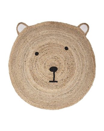 Dywanik Jutowy dla Dzieci Bear 100 cm, MIA home