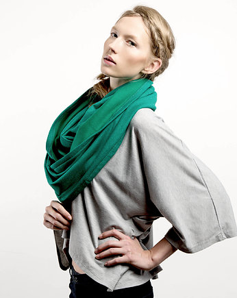 Tuba Szal Etola Komin Green Melange, CADOaccessories
