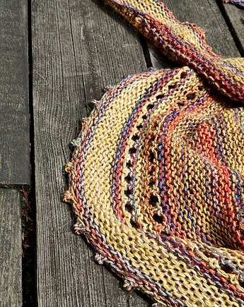 Summer / chustka rogal, agat handmade