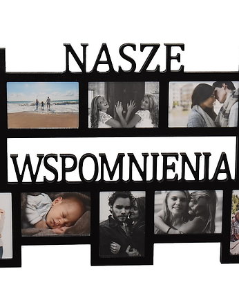 Multirama ramka na zdjęcia z napisem  Nasze Wspomnienia mdf 12 zdj, Wajdrew