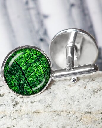 SPINKI "AMAZONIA"- unikatowe spinki do koszuli, Chodelska Art Studio