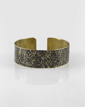 Lawa - mosiężna bransoleta - różne rozmiary, Caltha