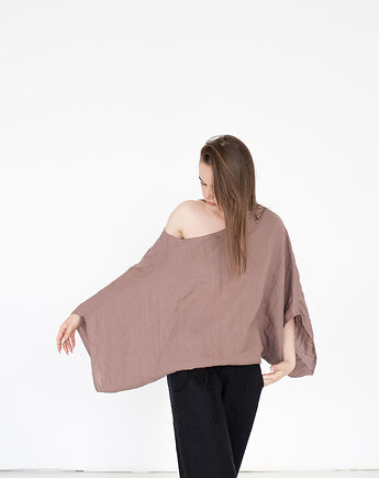 Tunika lniana, miękka polski len z certyfikatem, NavahoClothing