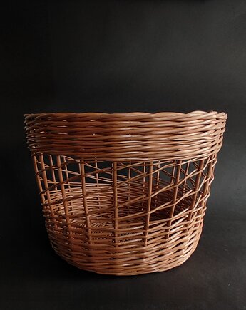 Wiklinowy kosz z ażurem, KOSZi