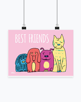 Plakat - Best Friends, wadimoo