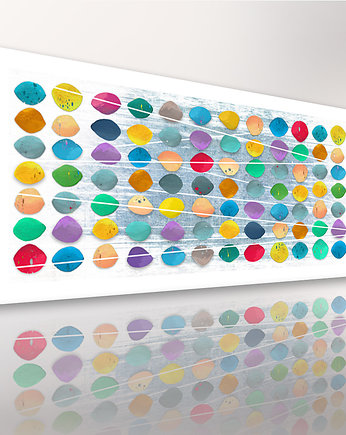 OBRAZ NA PŁÓTNIE - ABSTRAKCJA - 150x60cm, LUdesign gallery