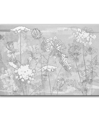 Obraz na płótnie - 100x70 cm  Polne kwiaty (1-0692), raspberryEM