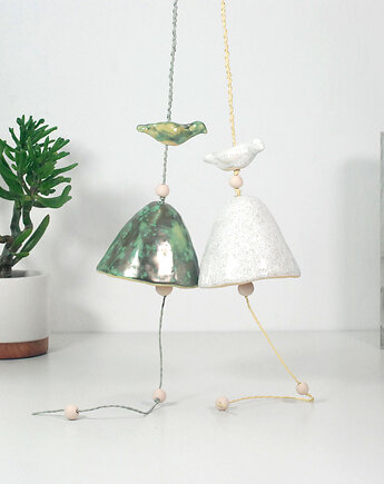 Wisząca dekoracja ceramiczna do salonu, sypialni, 10FingersArt