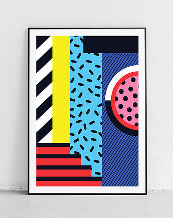 Plakat Styl retro i Bauhaus, Harvest Maison