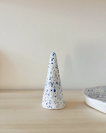 Paluch, stojak na pierścionki / indygo, Śmiała Sztuka