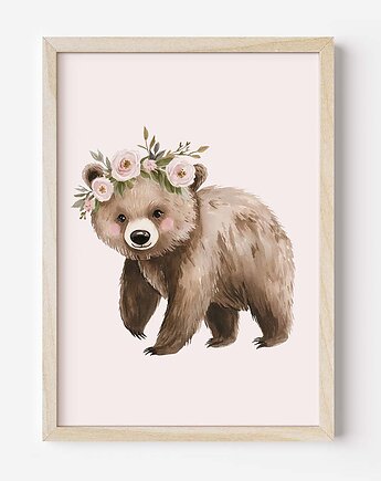 Kolekcja leśne zwierzęta nr 1  Plakaty Na Ścianę Dla Dzieci, Dekoracjan