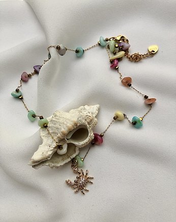 Naszyjnik z kolorowych muszelek Zanzibar, MaLa Jewellery