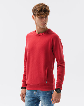 Bluza męska bez kaptura - czerwona V7 B1156, ZAMIŁOWANIA - Spersonalizowany prezent