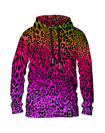 Męska Bluza z kapturem DR.CROW Multicolor Leopard, DrCrow
