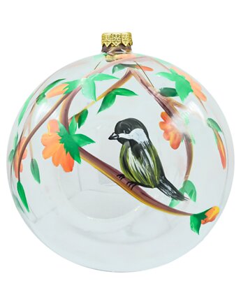 Bombka choinkowa: Lampion: ptak i kwiaty, Syn Bombkarza