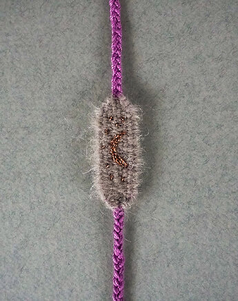 Tkana na krośnie bransoletka handmade - księżyc, Słońcem Tkane