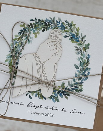 Kartka życzenia dla księdza na święcenia kapłańskie - rocznica święceń, sorte