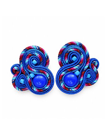 Niebieskie kolczyki sutasz, Mró Soutache