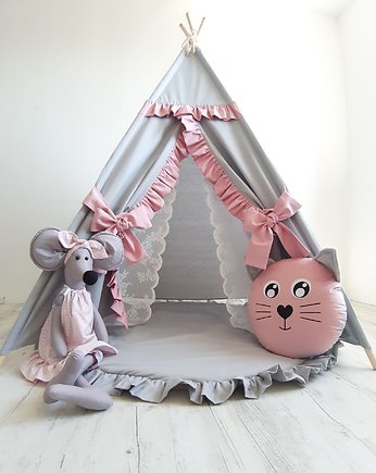 Namiot Tipi + mata  115 x 115 cm, GroKo Design