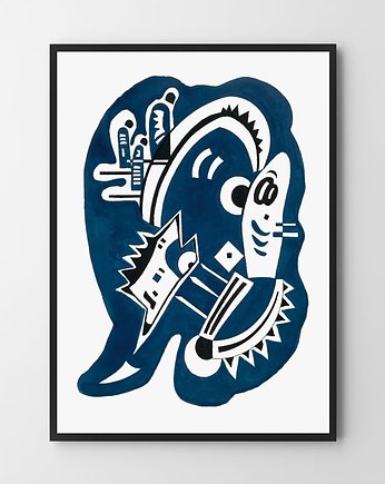 Plakat Kandinsky blue , HOG STUDIO