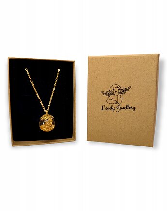 PRZEŹROCZYSTA KULA PŁATKI 22 KAR ZŁOTA PREZENT, Lovely Jewellery