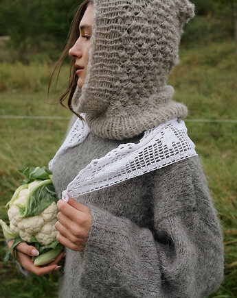 Kaptur  Balaclava Popcorn Szary, FinkeWear