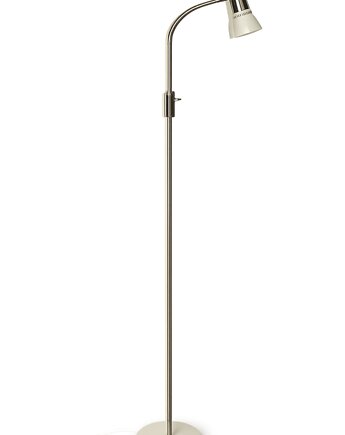 Lampa podłogowa Mark Slojd lata 80 metal regulowany klosz, Relikt design