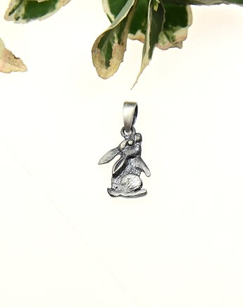 Zawieszka z zajączkiem mini szarym, VENUS GALERIA