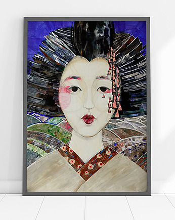 Plakat  Geisha, Gabriela Krawczyk