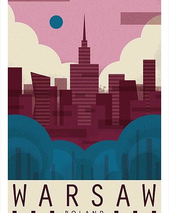 Plakat, Warsaw, Warszawa, Polska, stolica, Pałac Kultury, Galeria EMU