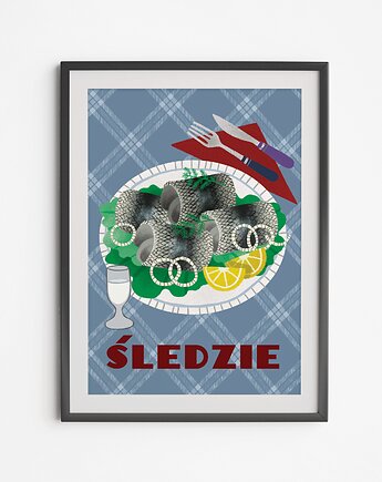 Plakat Śledzik, LOVE POLAND DESIGN