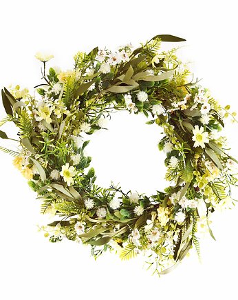 Wianek kwiatowy dekoracyjny 50 cm XXL, Flovers