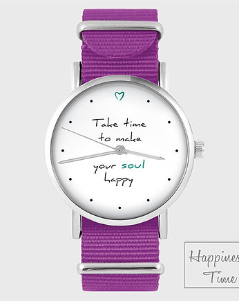 Zegarek - Make your soul happy - amarant, yenoo