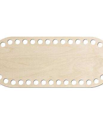 Baza do koszyka na pieczywo do szydełka OWALNY 25x10cm Spód do torebki, smxdsgn