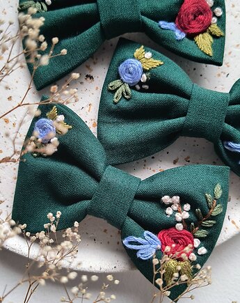 Kokarda haftowana butelkowa xieleń, nanowoshop