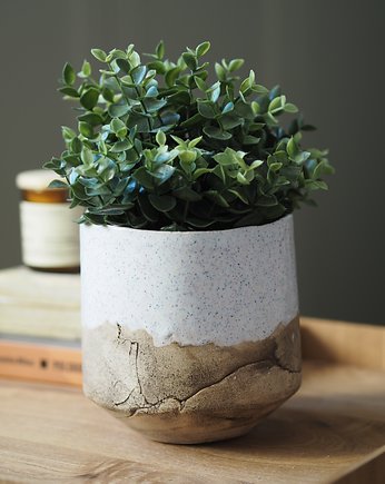 Osłonka doniczka ceramiczna, Velvet Craft