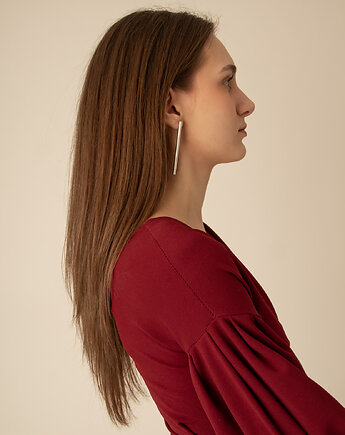 Kolczyki srebrne SIMPLE No. 1, Kamaryd