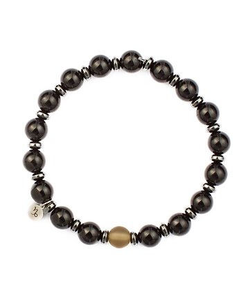 Męska bransoletka zodiakalna - Koziorożec - Ochrona i przemiana II, Kulka Bransoletki