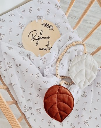 Komplet pościeli listki 100x135 PZ, Bajkowe Wnetrza