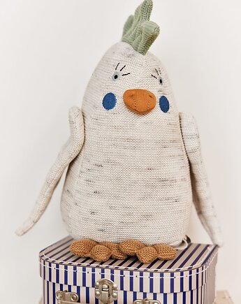 Przytulanka papuga Kai OYOY Handmade, OYOY