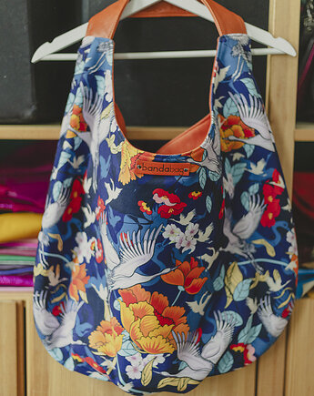 WIELKA  welurowe żurawie, BandaBag