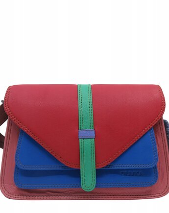 Torebka damska klasyczna elegancka skórzana na ramię pasek OLIVKA, Olivka Warsaw