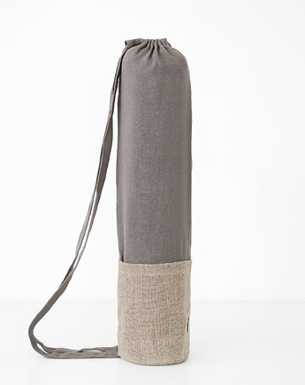 Torba na matę do jogi TRUE GRAY plus RUSTIC, so linen!