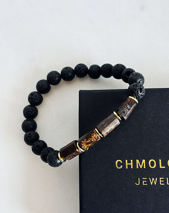 Bransoletka męska Bronzyt, Chmolowska Jewellery