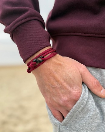 Bransoletka Paracord z karabińczykiem, Argento akcesoria